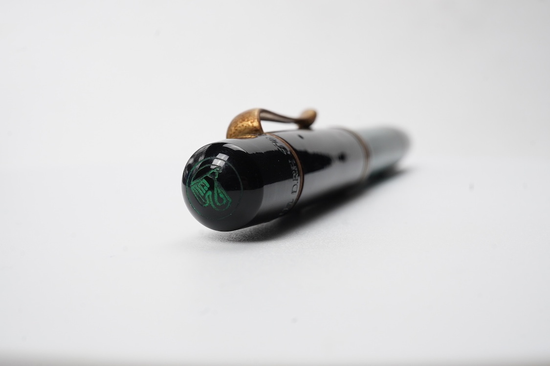 A Pelikan 100N fountain pen fitted with a 14ct. gold Pelkan nib